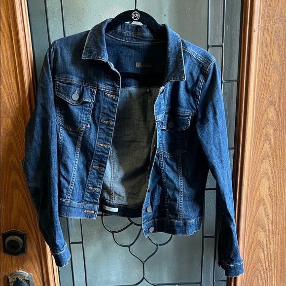 Kut from the Kloth Dark Blue Jean Jacket - Picture 1 of 4
